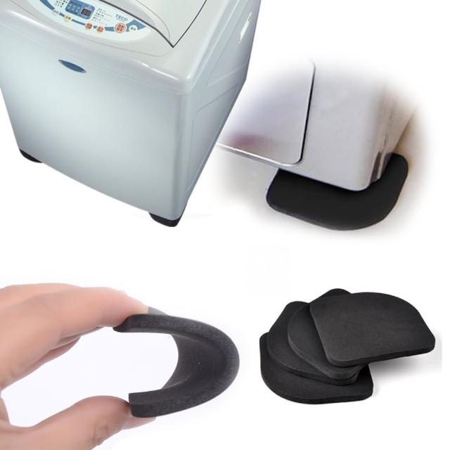 【kiret】洗衣機 多功能防震止滑墊-8入(洗衣機 冰箱 桌椅腳墊 防震 吸音 防噪音 防震動)