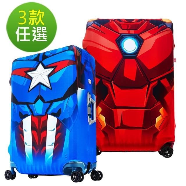 【Marvel】漫威英雄造型防刮彈性布行李箱箱套(M任選)