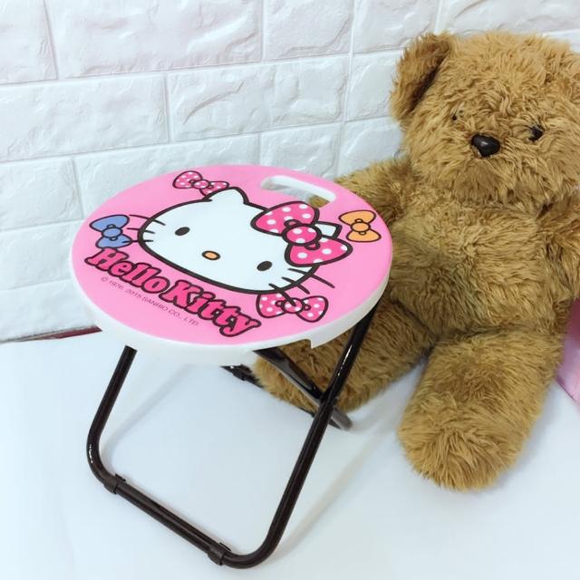 【ONE 生活】正版Hello kitty手提式折合椅(兒童椅.折疊椅)