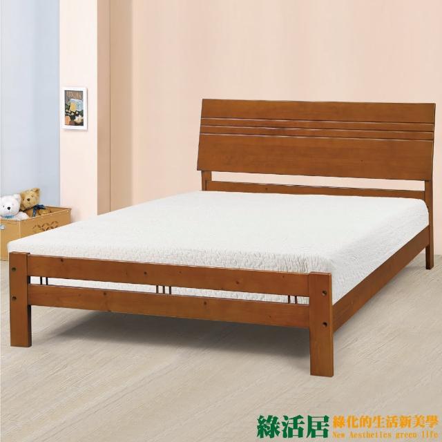 【綠活居】皮特  時尚3.5尺實木單人床台(不含床墊)