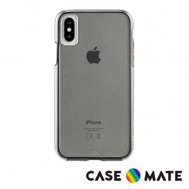 【美國 Case-Mate】iPhone X Naked Tough(雙層防摔手機保護殼 - 煙霧黑)