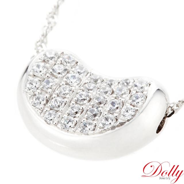DOLLY【DOLLY】0.50克拉 14K金鑽石項鍊(相思豆)