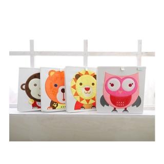 【MyTolek童樂可】藏寶盒 4件組-熊+猴+獅子+貓頭鷹(收納小幫手 IKEA組合櫃適用)強力推薦  MyTolek 童樂可