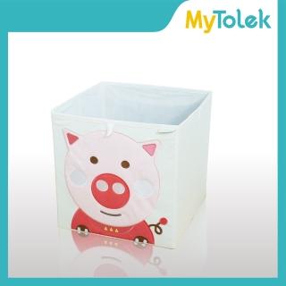 【MyTolek 童樂可】藏寶盒-培培豬(收納布箱) 推薦  MyTolek 童樂可
