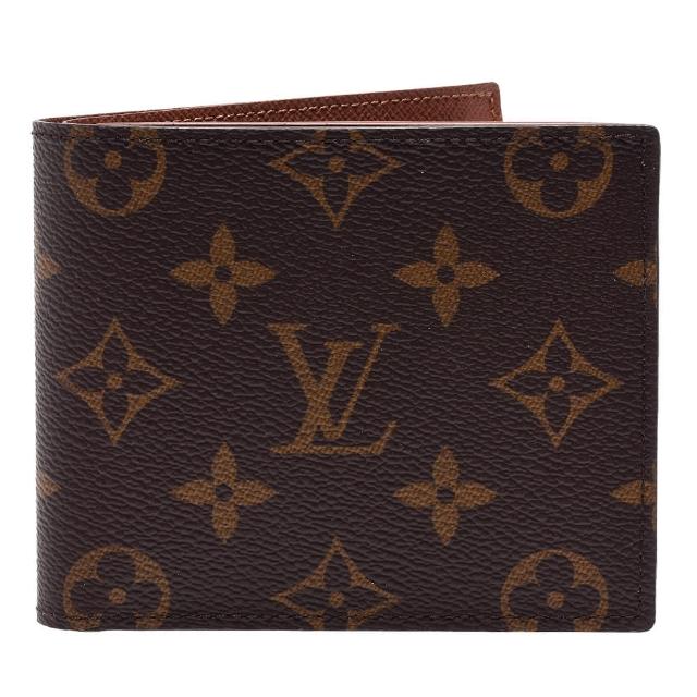 【Louis Vuitton 路易威登】M62288 經典MARCO系列Monogram帆布印花折疊短夾(零錢袋)