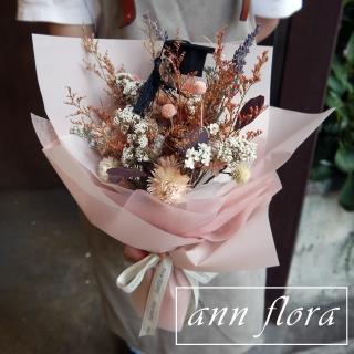 【ann flora】粉色系乾燥畢業花束(主要為各式乾燥花)  ann flora