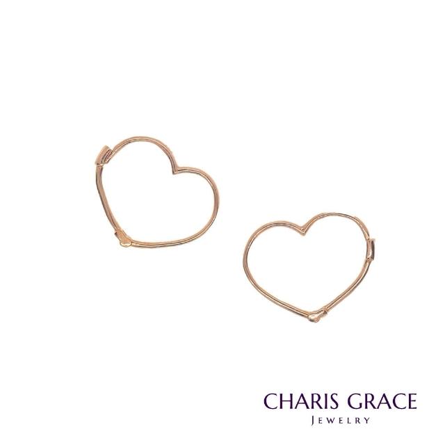 CHARIS & GRACE 佳立思珠寶【CHARIS & GRACE 佳立思珠寶】14K 小愛心耳扣耳環