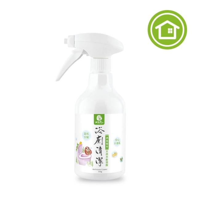 【木酢達人】天然木酢浴廁清潔噴霧350ml(水垢玻璃黃垢清潔溜溜)