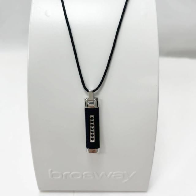 Brosway【Brosway】Dakar 施華洛世奇元素 黑色橡皮不鏽鋼鑰匙鍊(黑)
