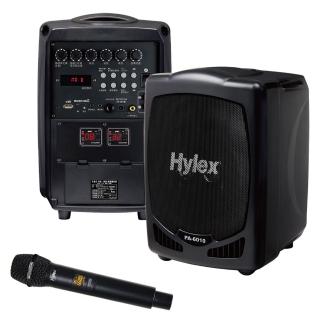 【HYLEX】PA-6010 65W行動教學無線擴音器 /附兩組無線麥克風系統(可錄放/可充電/藍芽接收)折扣推薦  HYLEX