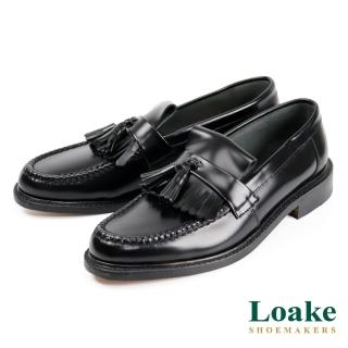 【Loake】流蘇造型配飾典雅樂福鞋 黑色(LK046-BL)好評推薦  Loake