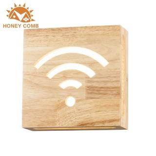 【Honey Comb】訊號圖示原木壁燈(BL-31984)  Honey Comb