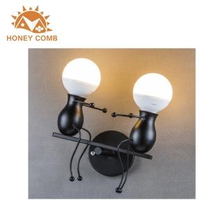 【Honey Comb】童趣蹺蹺板2燈壁燈-黑色款(BL-32007) 推薦  Honey Comb