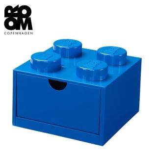 【Room Copenhagen】樂高 LEGO 樂高桌上型四凸抽屜收納箱-藍色(40201731)  Room Copenhagen