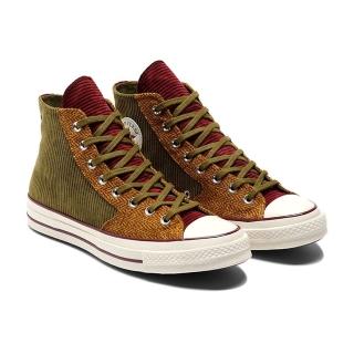 【CONVERSE】CHUCK 70 HI 高筒 休閒鞋 男鞋 女鞋 拼接 軍綠色(172494C)  CONVERSE