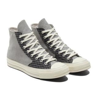 【CONVERSE】CHUCK 70 HI 高筒 休閒鞋 男鞋 女鞋 拼接 灰黑色(172496C)  CONVERSE