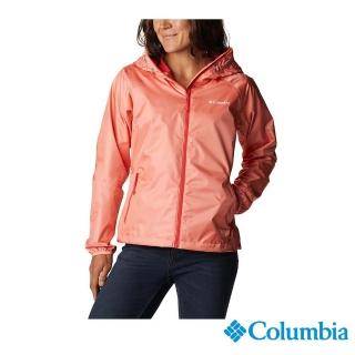 【Columbia 哥倫比亞】女款-Omni-Tech 防水外套-粉紅(URR10470PK / 2022年春夏商品)  Columbia 哥倫比亞