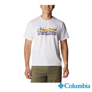 【Columbia 哥倫比亞】男款-UPF50快排短袖上衣-白色(UAE08060WT / 2022年春夏品)  Columbia 哥倫比亞