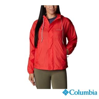 【Columbia 哥倫比亞】女款- Omni-Shade UPF40防曬風衣-紅色(UWR74490RD / 2022年春夏商品)  Columbia 哥倫比亞