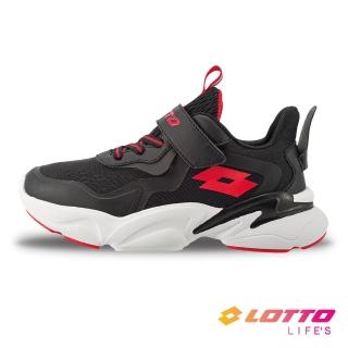 【LOTTO】雙11 童鞋 運動鞋 輕動力潮流運動鞋(黑-LT2AKR6670)  LOTTO