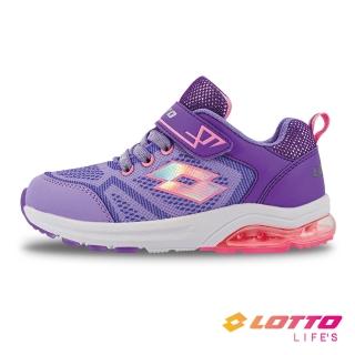【LOTTO】童鞋 BLINK RUN 氣墊跑鞋(紫-LT2AKR7077)  LOTTO