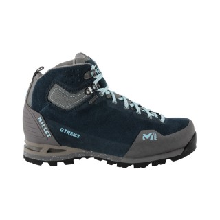 【Millet】MILLET 女 G TREK 3 GTX 防水中筒登山鞋 靛藍/灰(MIG18395714)  Millet