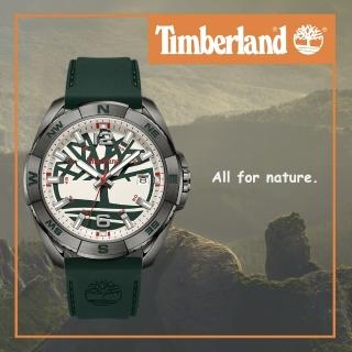 【Timberland】天柏嵐 BAILARD系列 大樹野營征服男錶-灰x綠/44mm(TDWGN2202107) 推薦  Timberland