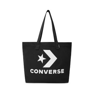 【CONVERSE】帆布袋 托特包 運動 STAR CHEVRON TOTE 黑 10024675-A01  CONVERSE