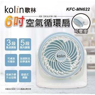 【Kolin 歌林】6吋空氣循環扇(KFC-MN622)折扣推薦  Kolin 歌林