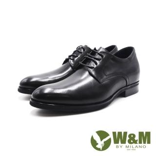 【W&M】男 內增高經典德比鞋 男鞋(黑色)品牌優惠  W&M