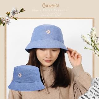 【CONVERSE】帽子 Chain Stitch Seasonal Bucket Hat 男女款 藍 漁夫帽 遮陽(10024956A01)折扣推薦  CONVERSE