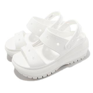 【Crocs】涼鞋 Classic Mega Crush Sandal 男鞋 女鞋 白 光輪涼鞋 超厚底 卡駱馳(207989100)優惠推薦  Crocs