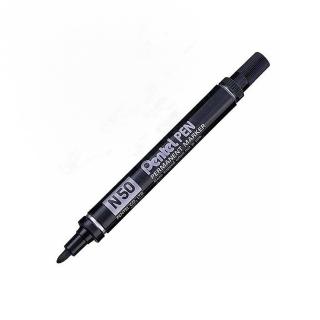 Pentel 飛龍 油性麥克筆 圓頭 1.5mm 黑色 /支 N50  Pentel 飛龍