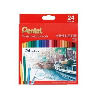 Pentel 飛龍 水溶性色鉛筆24色 /盒 CB9-24TW  Pentel 飛龍