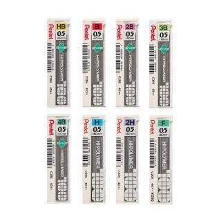 Pentel 飛龍 HI-POLYMER 自動鉛筆芯 8種硬度 0.5mm 10筒/盒 C205評價推薦  Pentel 飛龍