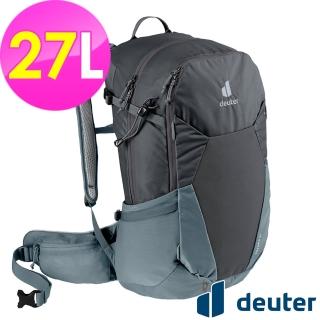 deuter FUTURA 27L透氣網架後背包(3400321黑/水藍/戶外露營/休閒健行/自助旅行/登山包)折扣推薦  deuter