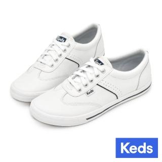 Keds COURTY CORE 經典皮革時髦個性風德訓鞋(白)  Keds
