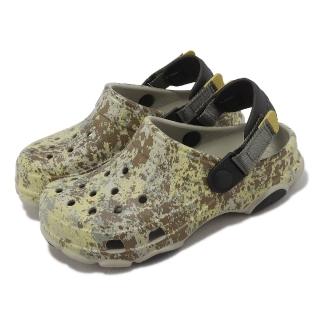 Crocs 童鞋 All Terrain Moss Clog K 綠 棕 印花 戶外 特林克駱格 卡駱馳(2091871LN)好評推薦  Crocs