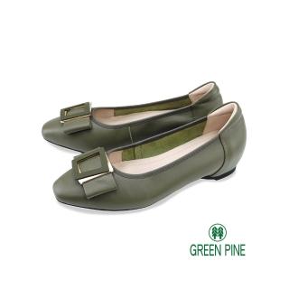 GREEN PINE 方釦烤漆內增高娃娃鞋綠色(00312112)好評推薦  GREEN PINE