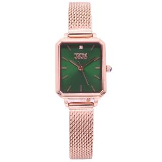 NATURALLY JOJO NATURALLY JOJO 都會新女性米蘭風格優質腕錶-玫瑰金+綠-JO96992-44R評價推薦  NATURALLY JOJO