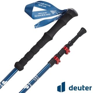 deuter 直把碳纖維三節快扣FLS登山杖(DE-WSEE07N活力藍/戶外休閒/健行登山/輔助*)好評推薦  deuter