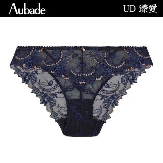 Aubade 臻愛蕾絲三角褲 性感內褲 法國進口內衣 女內褲(深藍-UD)  Aubade