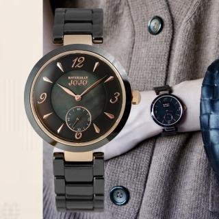 NATURALLY JOJO 小秒針 陶瓷時尚腕錶-珍珠貝38mm(JO96986-88R)品牌優惠  NATURALLY JOJO