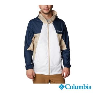 Columbia 哥倫比亞 男款-Point Park™UPF40防潑水logo風衣-深藍(UKE00850NY/HS)  Columbia 哥倫比亞