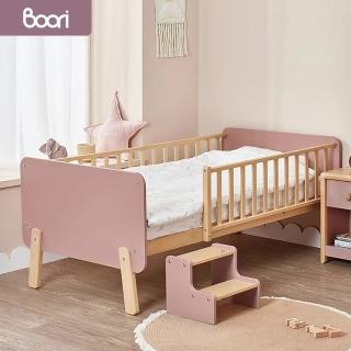 成長天地 澳洲Boori 實木兒童拼接床延伸床邊床單人床附踏凳BR011(澳洲30年嬰童知名品牌)折扣推薦  成長天地