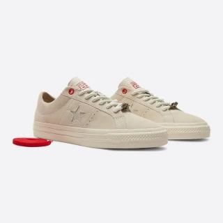 CONVERSE ONE STAR PRO OX 低筒 休閒鞋 滑板鞋 男鞋 女鞋 CNY龍年限定 米白(A08697C)  CONVERSE