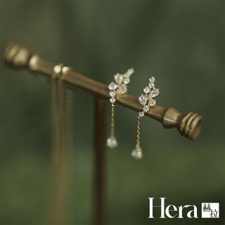 HERA 赫拉 水滴枝葉造型淑女風耳釘環 H112122603(造型淑女風耳釘環)  HERA 赫拉