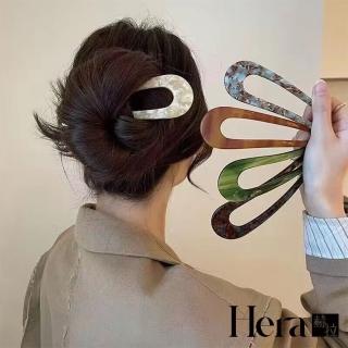 HERA 赫拉 醋酸U型簡約中式氣質髮簪 H112122606(中式氣質髮簪)  HERA 赫拉