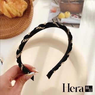 HERA 赫拉 纏繞物語豹紋編織鍊條髮箍 H113012301(HBH13)  HERA 赫拉