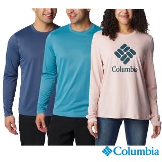 Columbia 哥倫比亞 官方旗艦 男女款-經典快排長袖上衣(多款任選)  Columbia 哥倫比亞